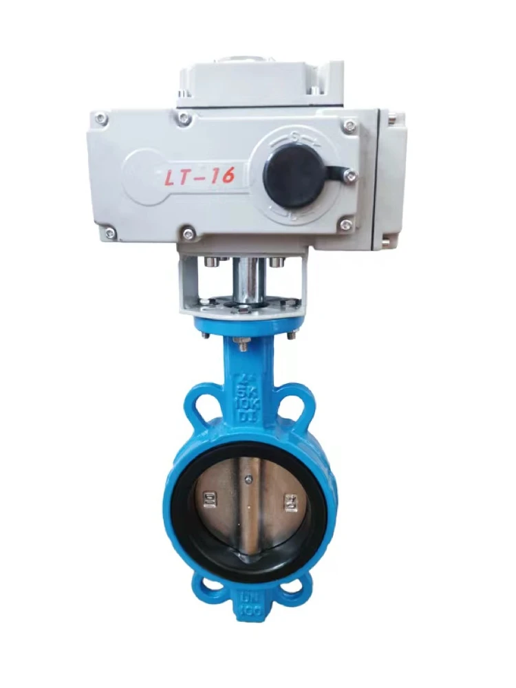 Electric Butterfly Valve D971X-16 Wafer Stainless Steel Valve DN50 65 80 100 125 150 DN200