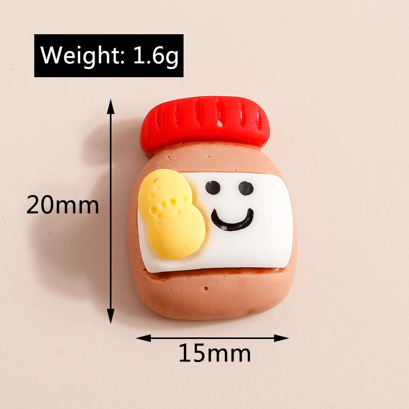 10 Stück Mix Mini Süße Lebensmittel Dessert Donut Kuchen Flache Rückseite Harz Cabochon Verzierungen DIY Scrapbooking für Mädchen Haarschleifen – Detail 36