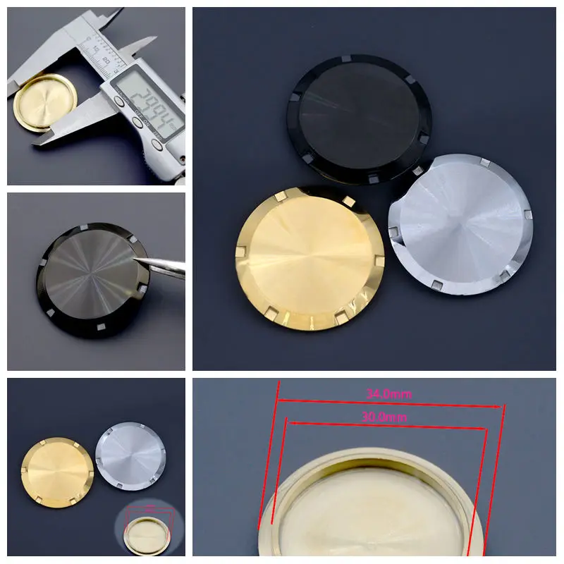 مشاهدة الغطاء الخلفي صالح NH35 NH36 حركة ل SKX007 SKX009 6105 التونة المعلبة شل ساعة مع يا حلقة طوقا ساعة