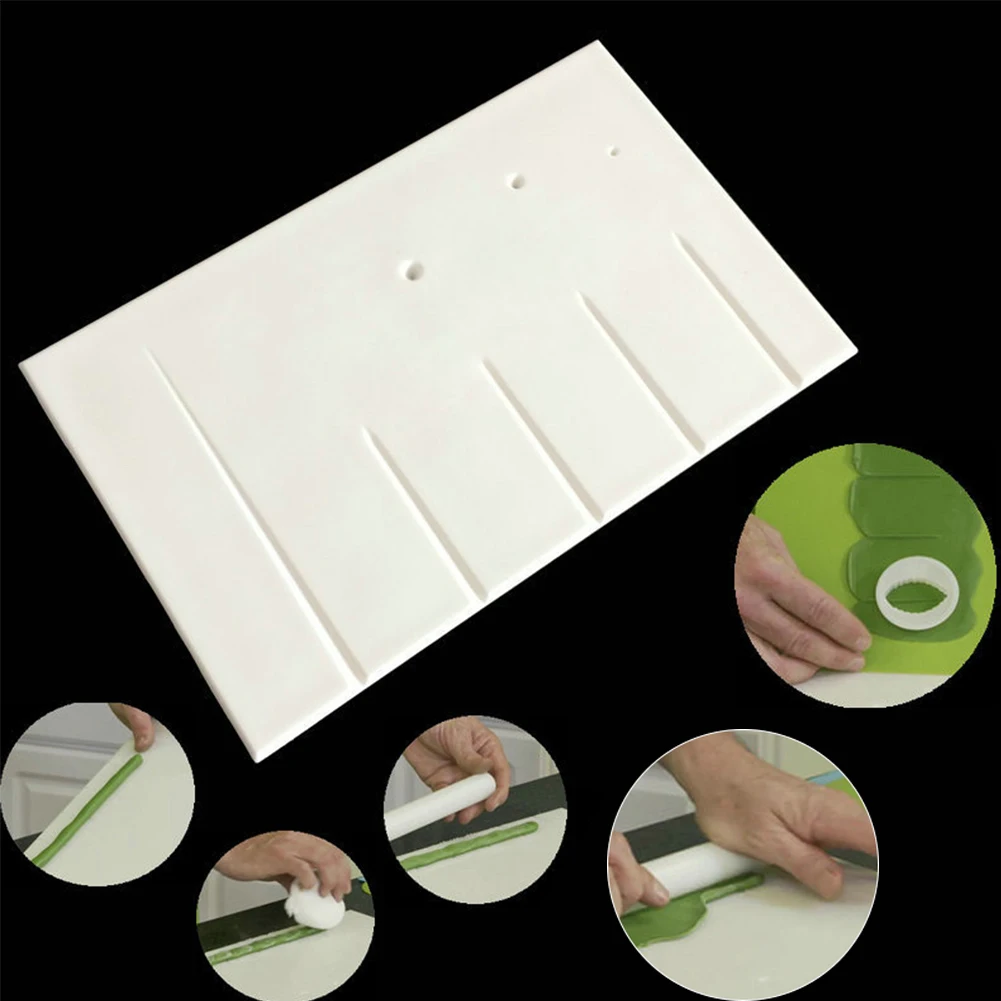 Fondant Mold DIY Paste Tools Flower Stem Shape Mat Baking Cake Decoration Sugar Craft Gadgets Frame Multipurpose Board Chocolate