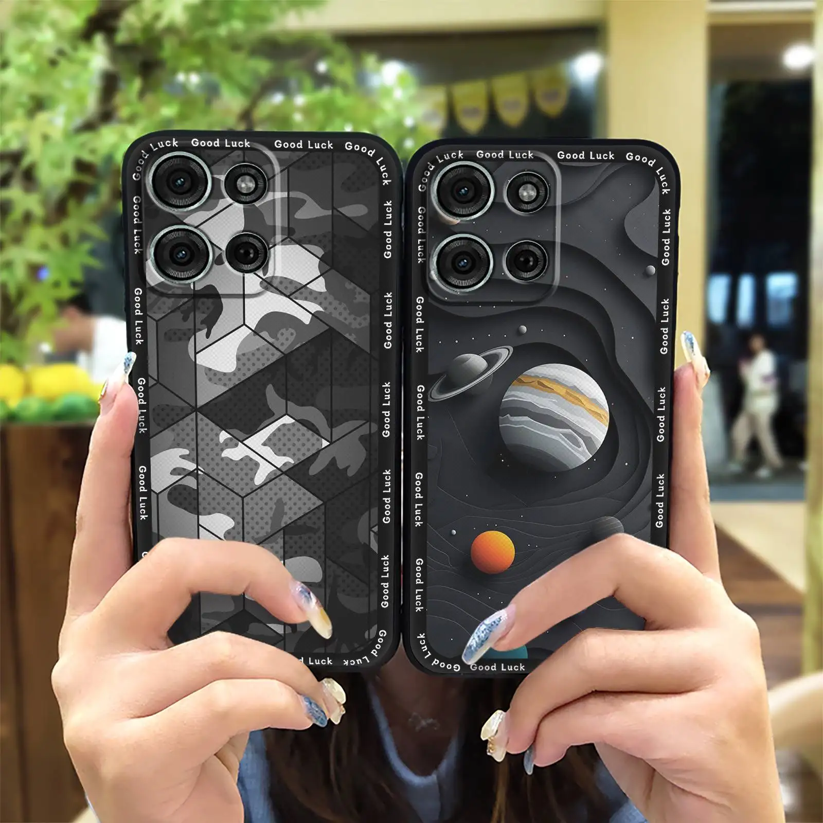 Back Cover Cartoon Phone Case For MOTO G75 5G Soft case TPU Fashion Design Durable Anti-knock Anti-dust Cute Cover