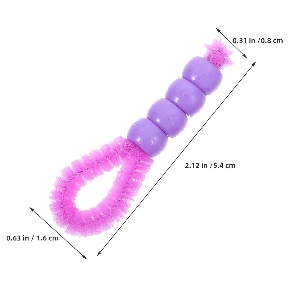 2Pcs Navel Clean Brush Belly Button Cleaning Kit Soft Bristle Ergonomic Handle for Dirt Removal Quick Access Bathroom Essential
