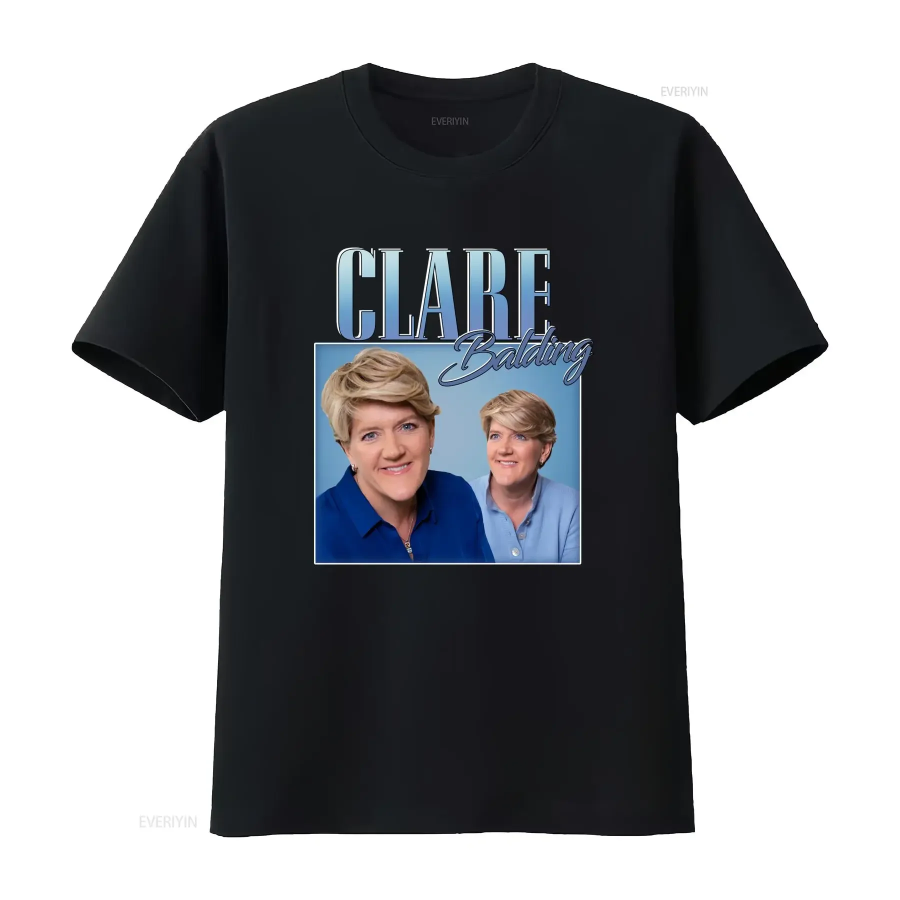 Clare Balding Appreciation T Shirt Throwback Homage Funny Stag Hen Do  vintage Washed Stylish Versatile Stretched Breathable