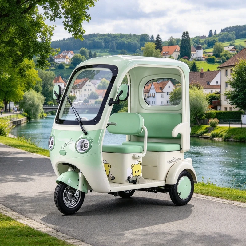 Practical Durable Factory Price Electric Tricycle Construction Transport EEC Certified Supports OEM With Motor