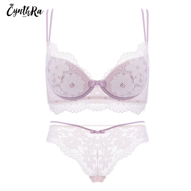 Bra Set Women Push Up Underwear Sexy Bra And Panty Thin section Soft Wireless Beauty Back Breathable Lingerie Set For Women