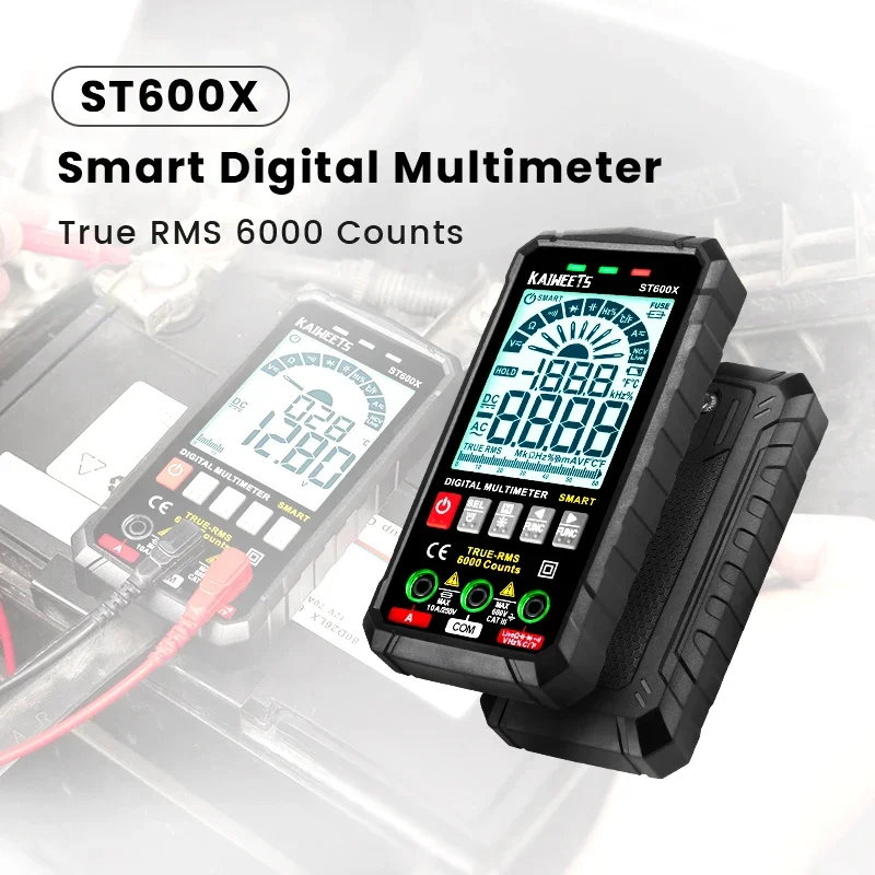 Kaiweets ST600x LCD Display Digital Multimeter multi-function measuring AC DC voltage¤t multimeter