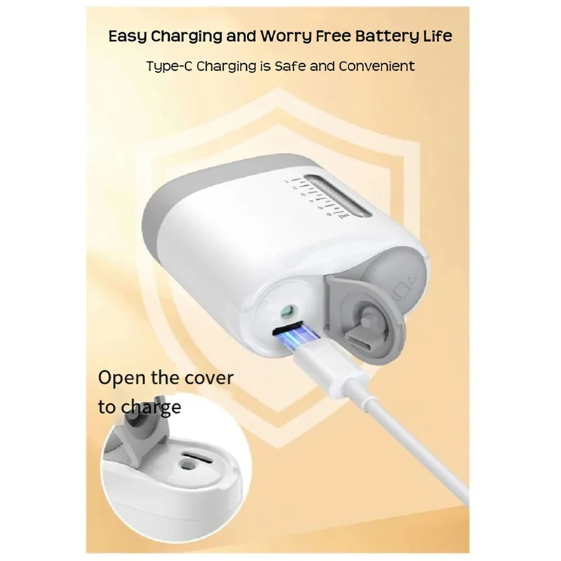 A74G-Electric Scalp Applicator Header Applicator Medication Comb Essential Oil Roller Massage Comb