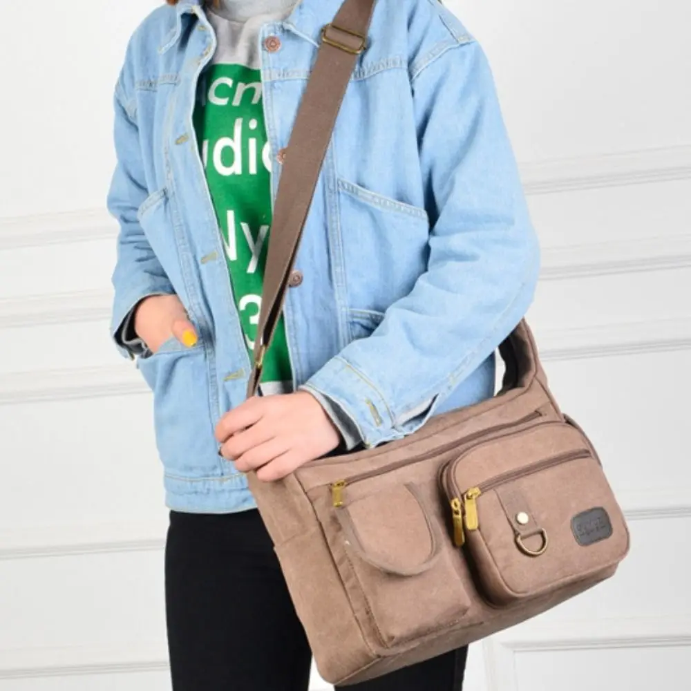 

Large Capacity Outdoor Shoulder Bag Multifunctional Adjustable Climbing Storage Bag Durable Breathable Travel Tool Bag