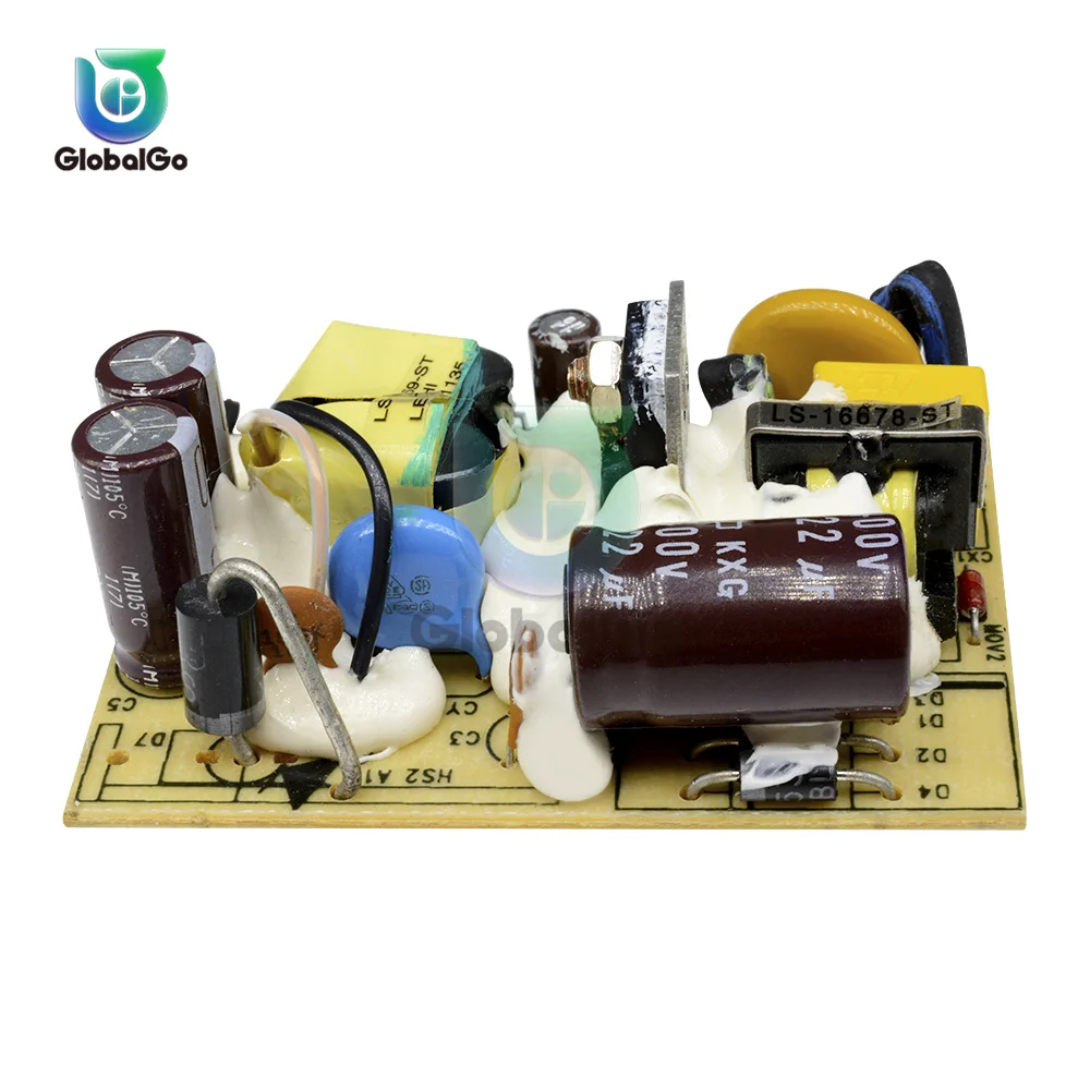 AC-DC100-240V إلى تيار مستمر 5 فولت 2A تحويل التيار الكهربائي وحدة تيار مستمر الجهد المنظم التبديل الدائرة عارية مجلس حماية ماس كهربائى