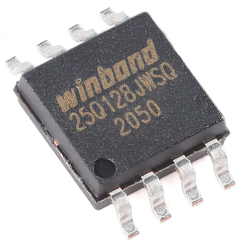 New Original W25Q128Jwsiq Silk Screen 25Q128Jwsq Soic-8 1.8V 128M-Bit Serial Flash Memory Chip