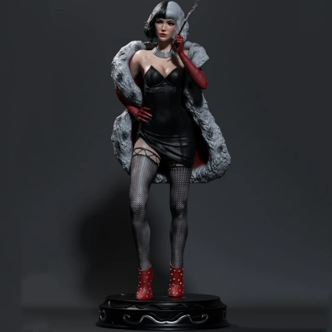 

Ladies and Pets Full Resin Figure 1/24 Scale 75mm Assemble Miniatures Model Garage Kit Unassembled and Unpainted Diorama Toys