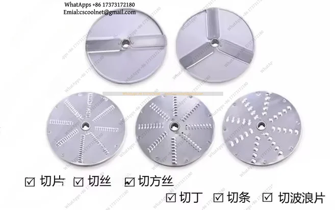 HLC-300 Vegetable Cutter Accessories - Full Range of Blades, Reamers, Switches & Screws for All Models