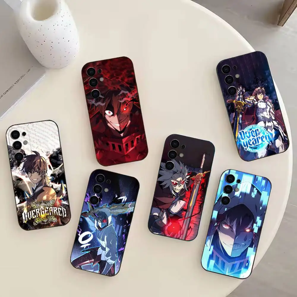 Coque de téléphone Comic O-Overgeared Greed pour Samsung S26,25,24,21,22,23,30,20,Ultra,Plus,Fe,Lite, couverture souple noire