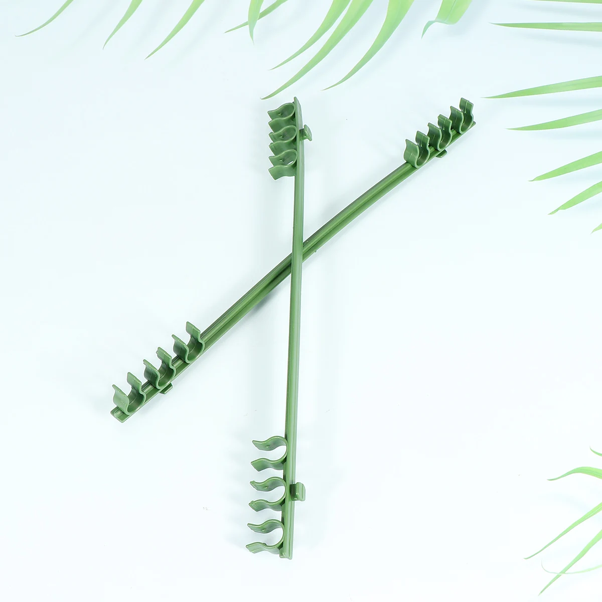 

50 Pcs Plastic Cross Arm Buckle Tomato Cucumber Support Connector Climbing Vine Cage Reusable Lightweight