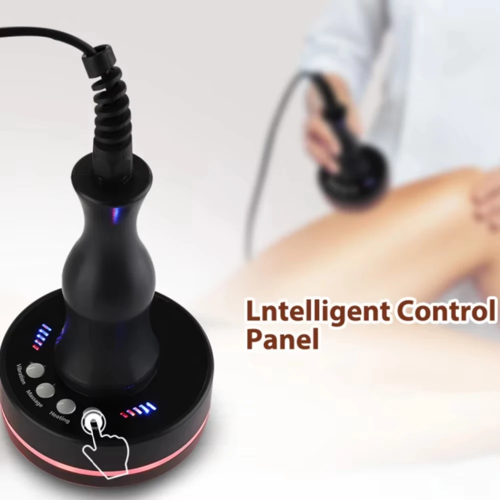 Eletric Health Meridian Massage Brush Full Body Fat Burning Gua Sha Lymphatic Drainage Anti-cellulite Heating Masssager