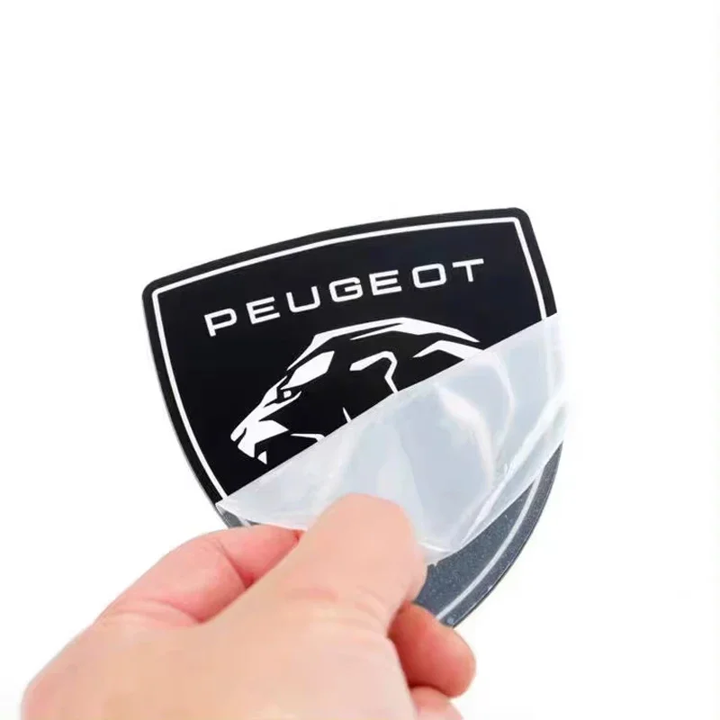 Peugeot Car 3D Metal Badges Trunk Body Window Side Decoration Sticker For Peugeot 2008 307 308 206 207 208 407 508 5008 106 3008