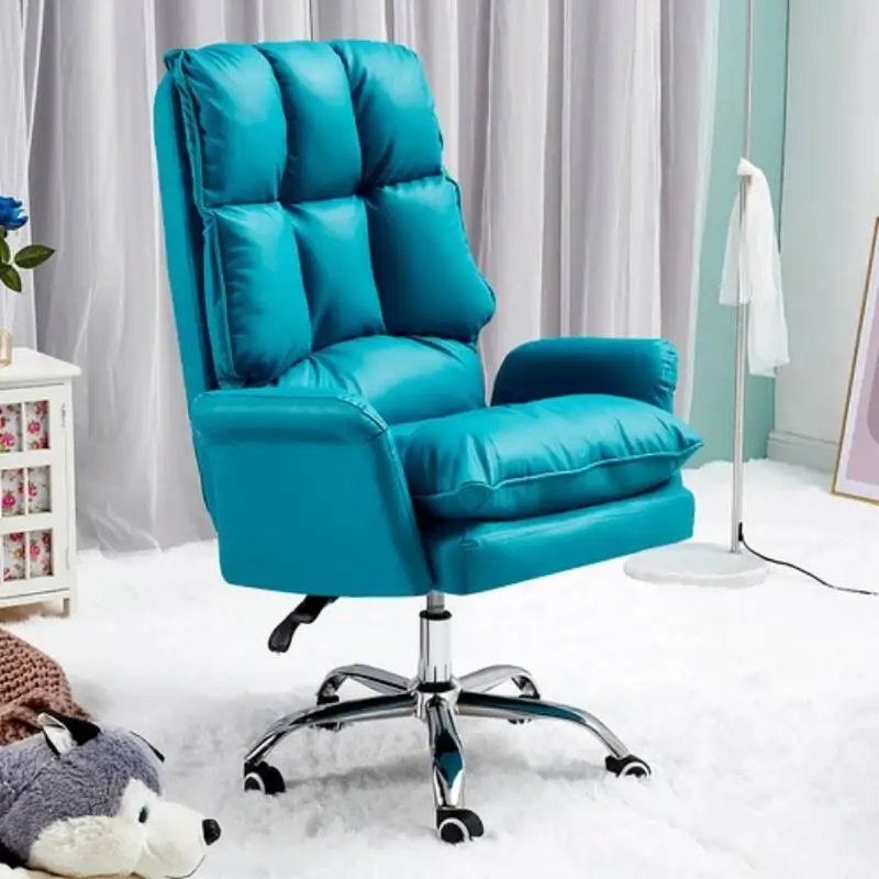 

Nordic Simple Office Chairs Backrest Armchair Modern Lift Swivel Office Chair Study Computer Sillon Oficina Bedroom Furniture