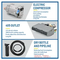 Système de climatisation universel pour voiture électrique 12V/24V 405, chaleur fraîche pour camions, voitures de Camping, contrôle du climat 6