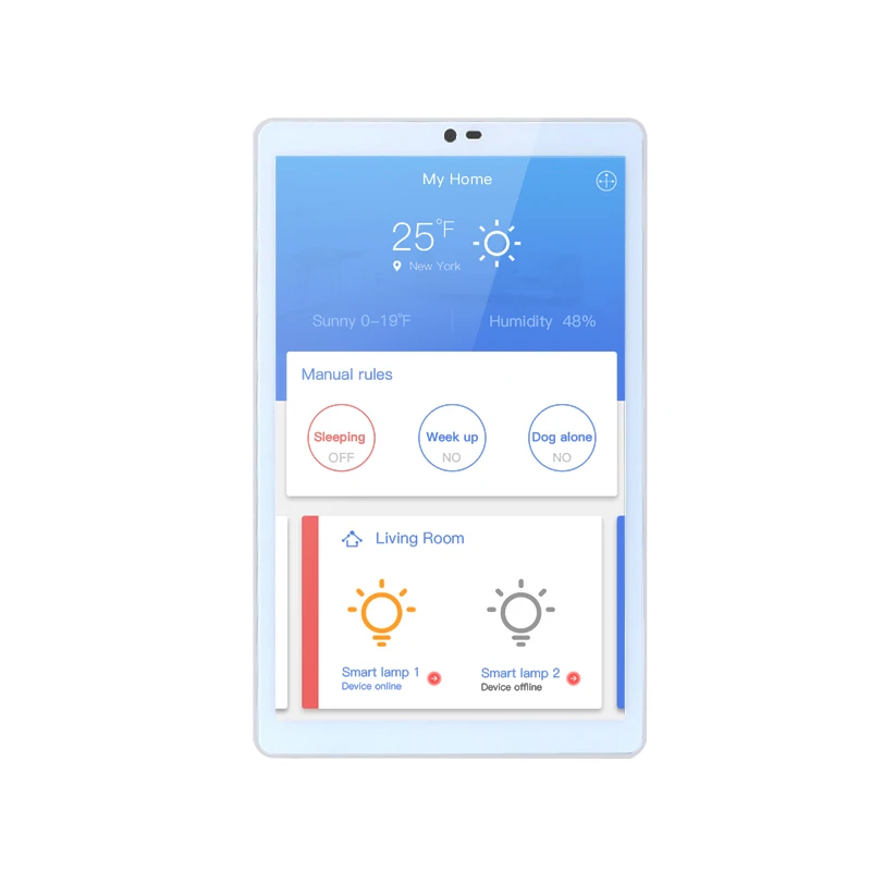 Sunworld YC-SM08P 8-Inch New Smart Home Automation Tablet PC Android 11 Ethernet/Wi-Fi RJ45 POE 2GB RAM Capacitive Touch Screen