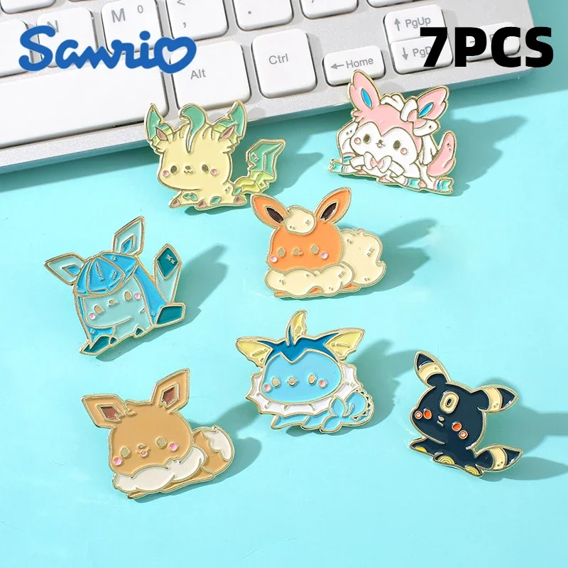 Kawaii Pikachu Anime Enamel Pins Cartoon Pocket Monsters Metal Brooch Badge Fashion Jewellery Clothes Backpack Accessory Gifts