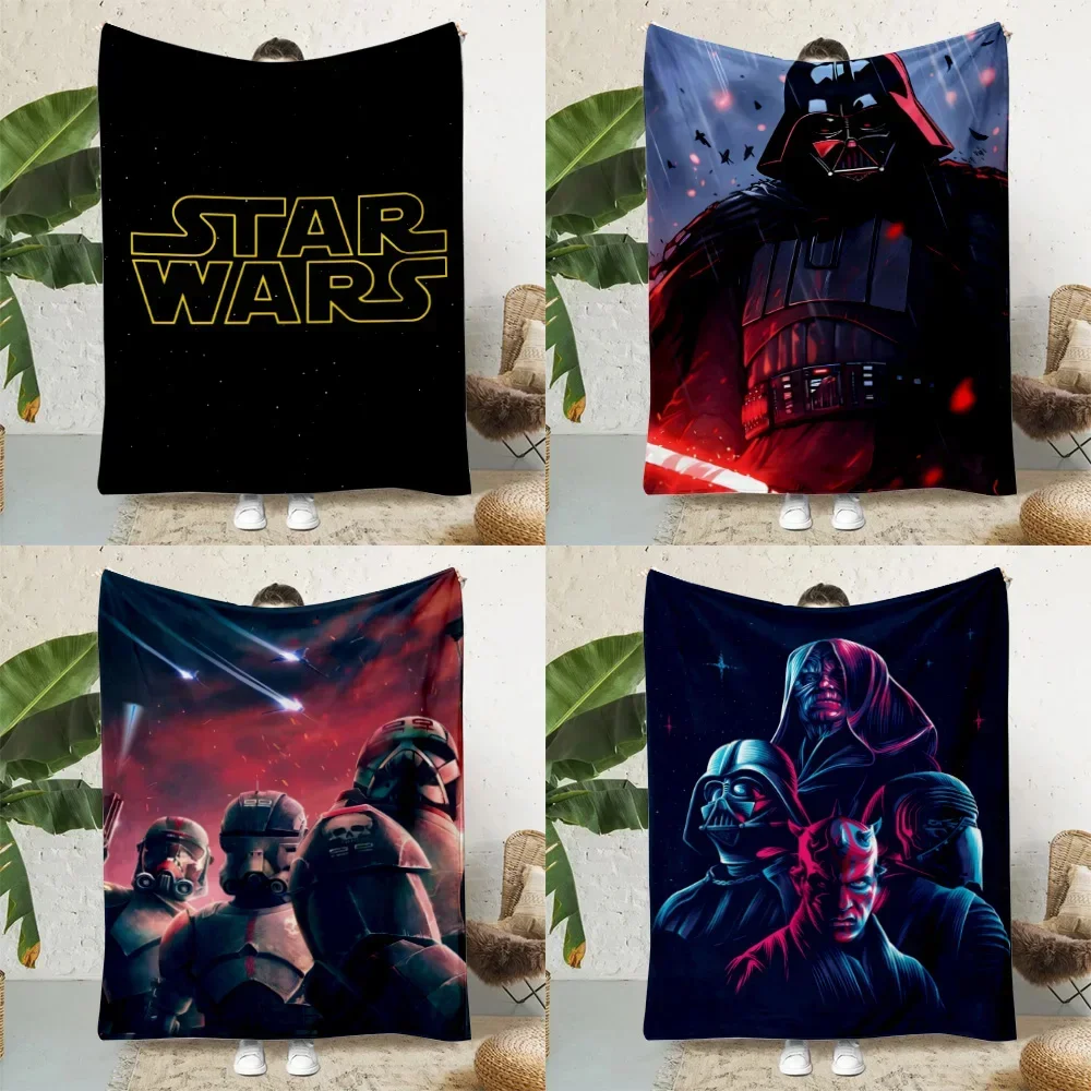 

Cartoon W-Wars Anime S-Star Printed Blanket Picnic Blankets Warm Blanket Soft and Comfortable Blanket Home Travel Birthday Gift