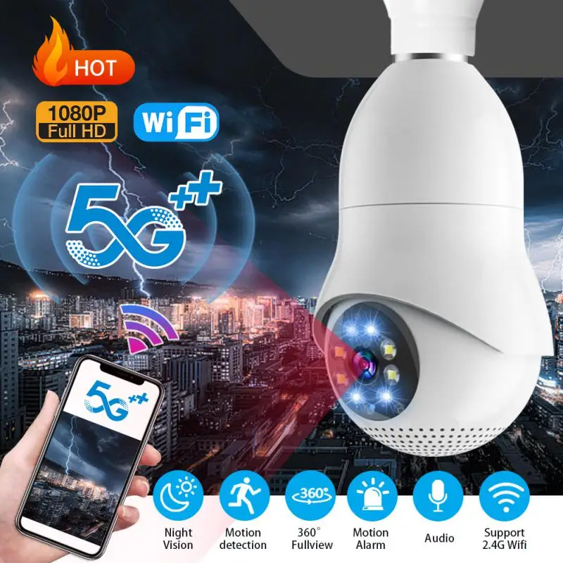 Wifi Ip Camera With Microphone Motion Detection 360 Degree Infrared Night 1080p Smart Home Video Surveillance Camara