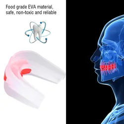 Double sided Adult Mouth Guard Teeth Tooth Protector Boxing Taekwondo Combat Accessory
