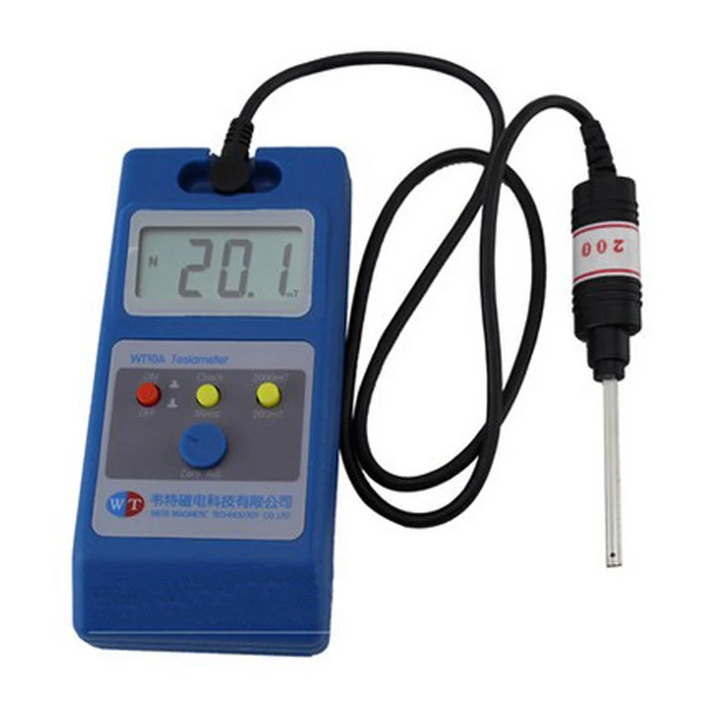 

Gauss Meter Magnetic Field Strength Detector Tesla Meter Fluxmeter Surface MagneticField Tester Ns Function Metal Probe