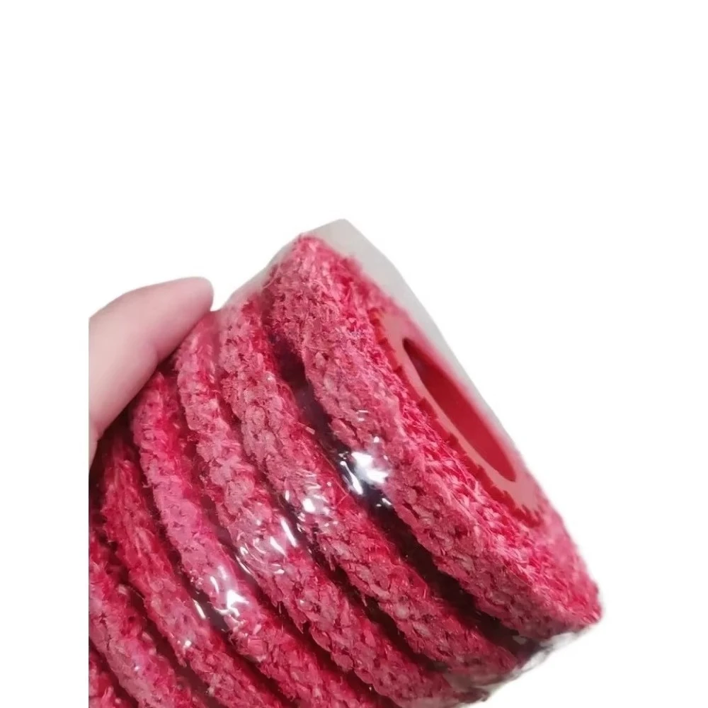 4 "16Mm Roda Pemoles Cakram Penutup Nilon Merah Pelat Putar Logam Penggiling Sudut Inti Plastik Roda Gerinda Alat Pengamplasan Sudut