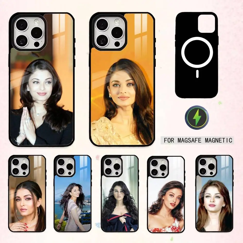 

COOL A-Aishwarya R-Rai Phone Case For iPhone17,16,15,14,13,12,11 Plus,Pro Max Magnetic For Magsafe Wireless Charging
