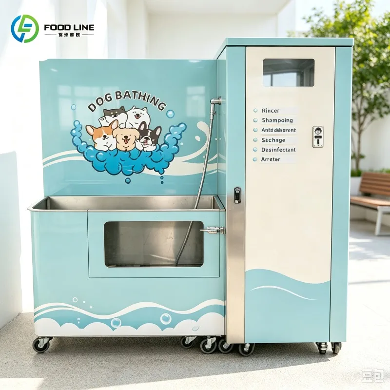 Professional Self-service Pet Wash Station Stainless Steel Pet Washing Machine with Coin/Card Operated FL Customized