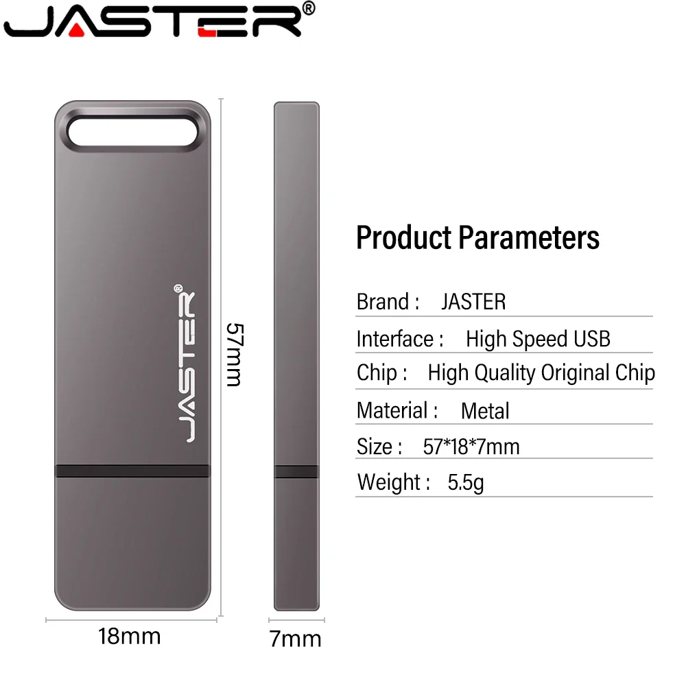 JASTER czerwony metalowa pamięć USB Flash 128GB High Speed Pendrive 64GB wolny brelok pamięć Usb 32GB rzeczywistej pojemności Usb Memoria 16GB