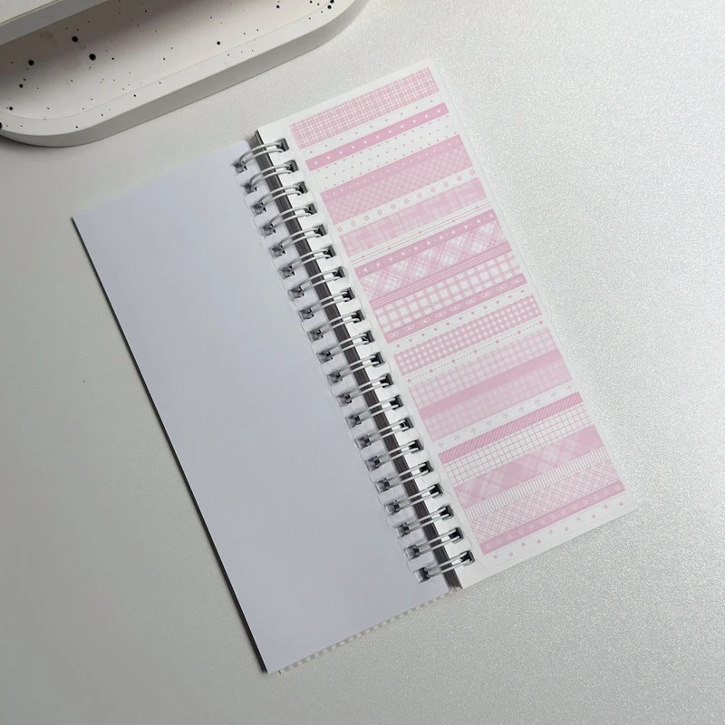 40 Sheets Strip Sticker Book Simple INS Style Pull Line Sticker DIY Scrapbooking Journal Decorative Base Material Stickers Gifts