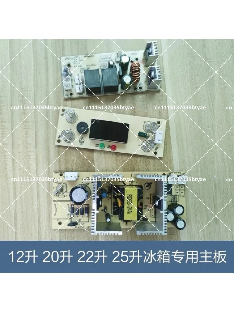 12V Car Refrigerator Mainboard Control Board Temperature Display Module with Transformer