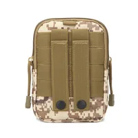 Molle Pouch Belt Waist Pack Men Small Pocket Survival Tool Bag for Running Travel Camping Hunting Airsoft 3
