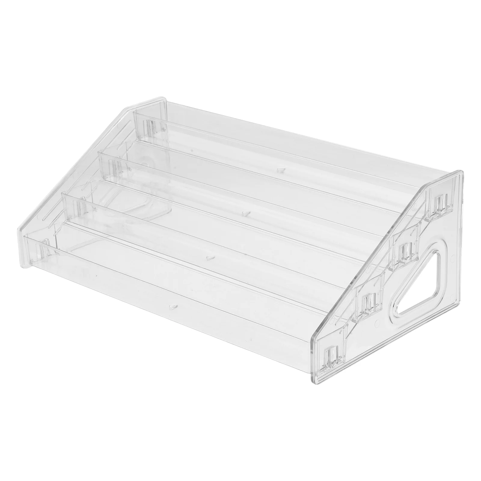 Desktop Storage Box Greeting Card Rack Display Shelves Acrylic Countertop Shelf