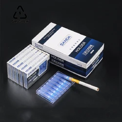 96pcs/Lot Plastic Disposable Cigarette Holder Magnet Filter Beads Degradable Healthy Tobacco Mouths Tip Pipe Smoking Accessories