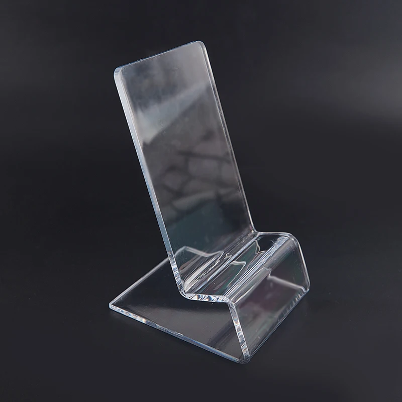 Plástico acrílico Suporte Transparente para Console de Jogos, Janela Contador Display, Showcase, Tablet Bracket Tray, Showcase para PSV, suporte do telefone