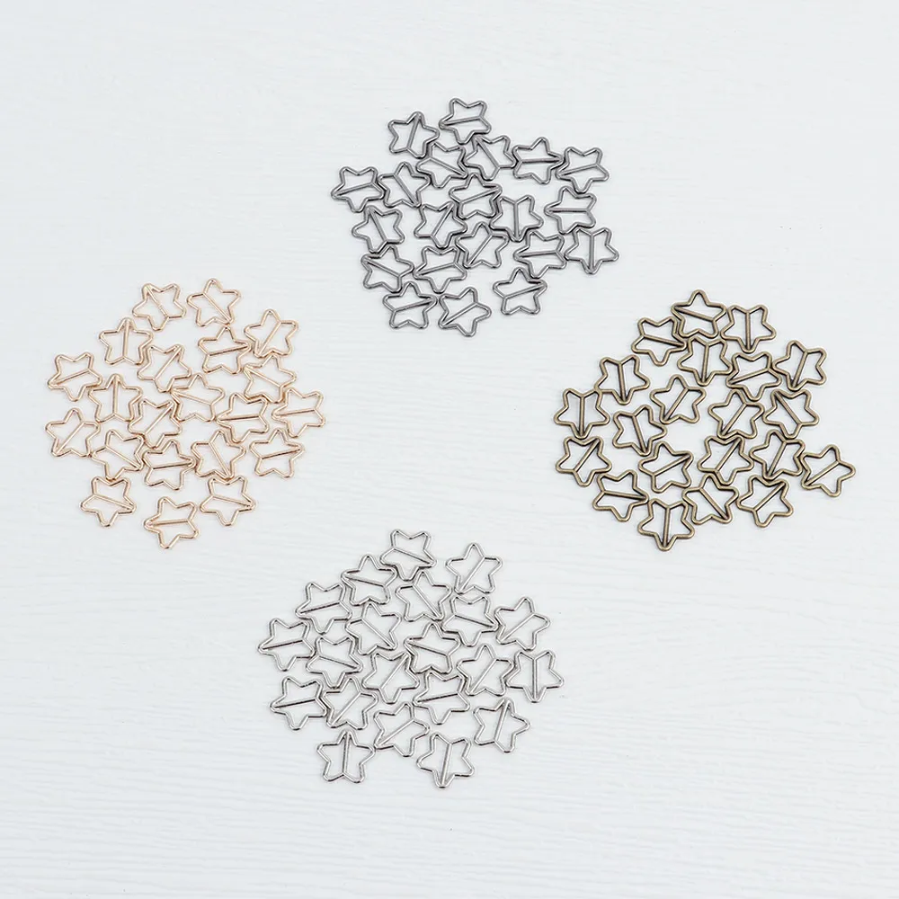 Hebillas SIRENXI para muñecas – Pack estrellas y mariposas coloridas - imagen 2