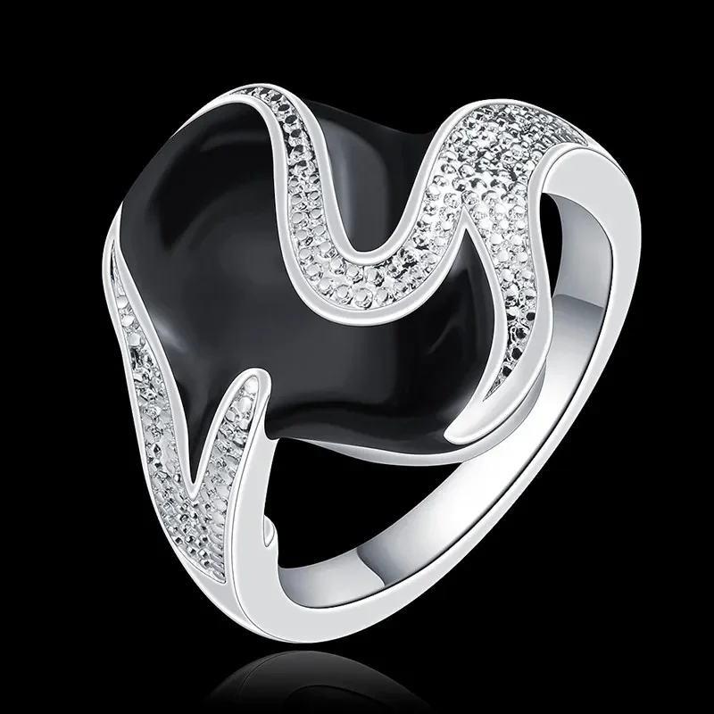 

Hot Sale Lady Cute Nice Fashion Beautiful Women 925 Sterling Silver Rings Jewelry Free Shipping Factory Price