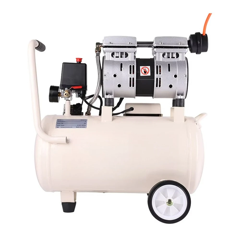 Baixo ruído óleo-livre compressor pintura pulverização pistão industrial silencioso óleo-livre bomba de ar de alta pressão compressor de ar do carro-sb