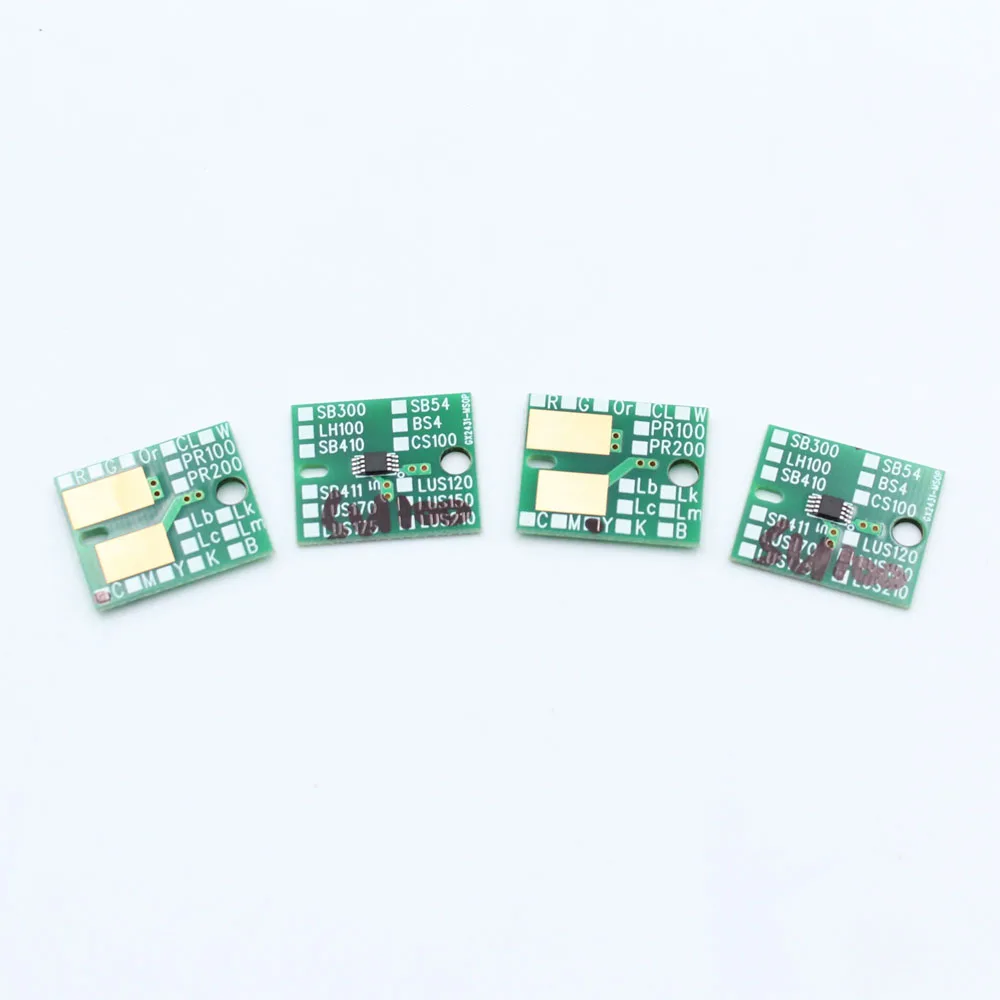 4 Colors SU 100 Disposable use Chip SU100 one time chip for Mimaki JV400-130 JV400-160 SUV Series printer