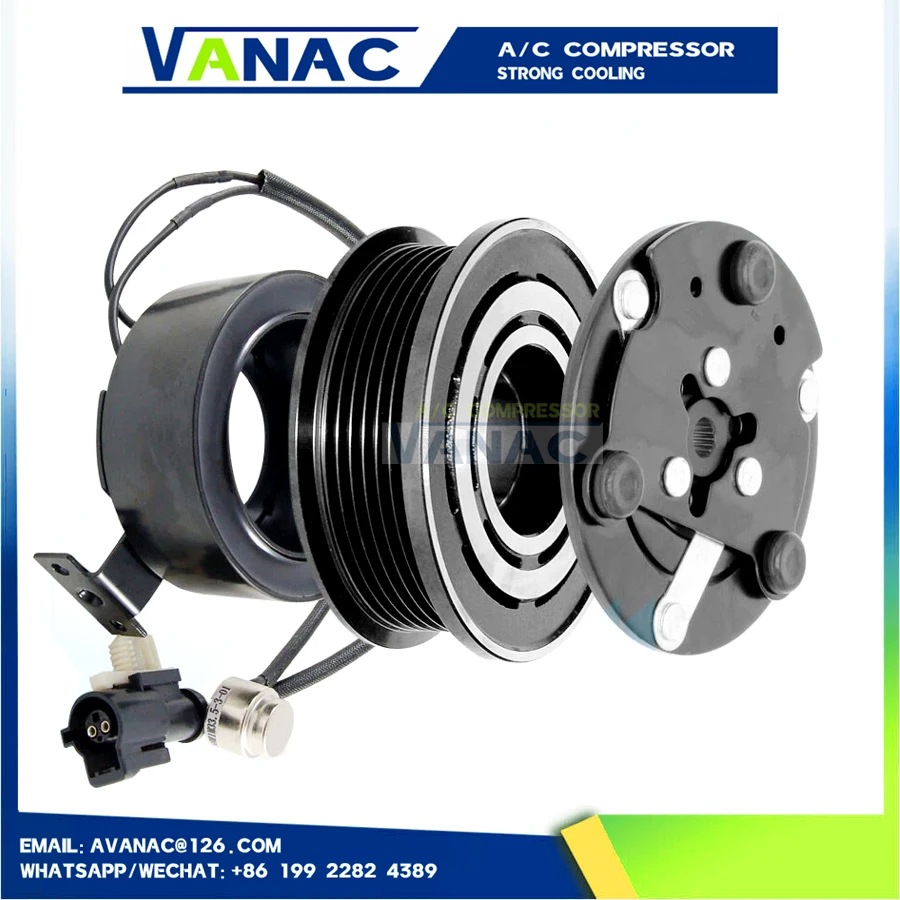 AC A/C Air Conditioning Compressor Clutch Pulley FOR JAGUAR X-TYPE X400 V6 S-TYPE X200  C2S5982 C2S42081 1X4H19D649AA C2S11800