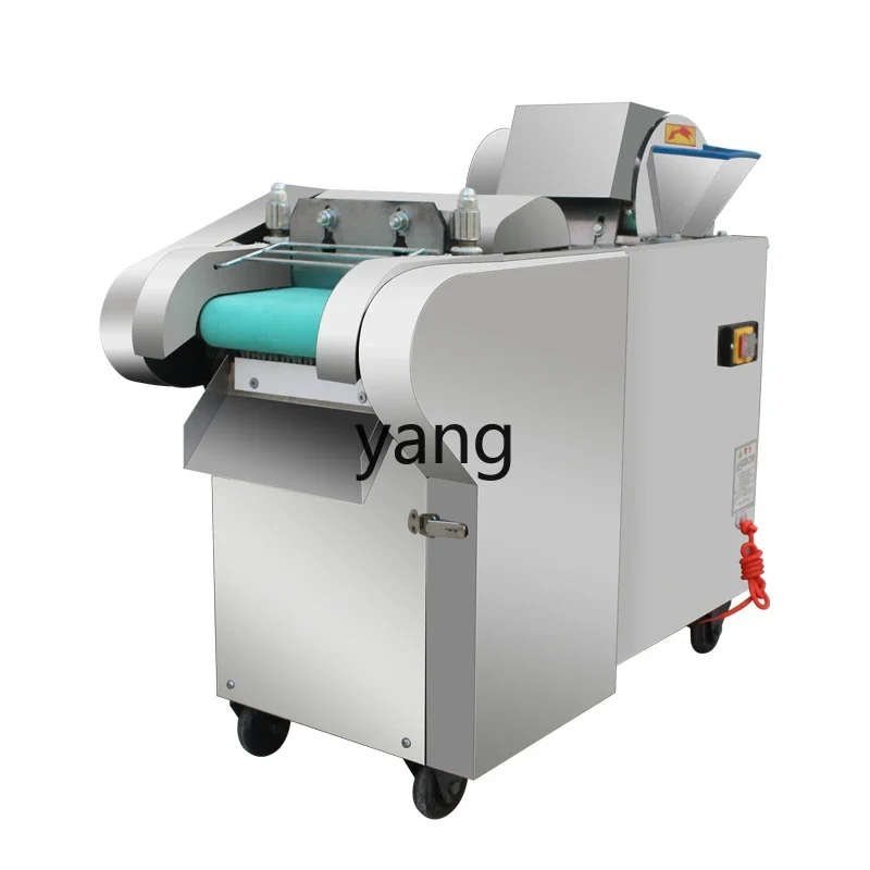 Lmm commercial multi-functional automatic stainless steel canteen electric shredding and dicing machine