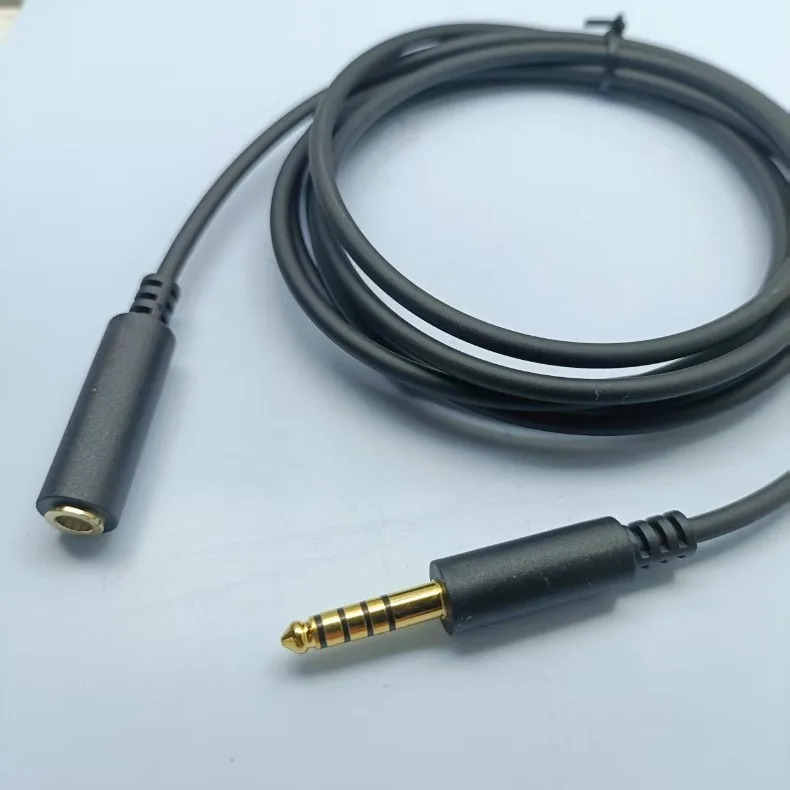 4.4mm Male to 4.4mm Female Audio Extension Cable, 4.4 Balanced Plug Audio Connector Extension Cord