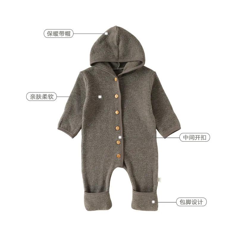 0-1Y طفل الفتيات السروال القصير مقنعين بلون رشاقته الدافئة طفل أطفال بوي حللا جديد الشتاء الوليد الفتيات داخلية أبلى