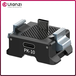 Ulanzi PK-10 Pocket 3 Expansion Adapter for DJI Osmo Pocket 3 with 1/4'' Hole for Tripod Vlog Recording Photography