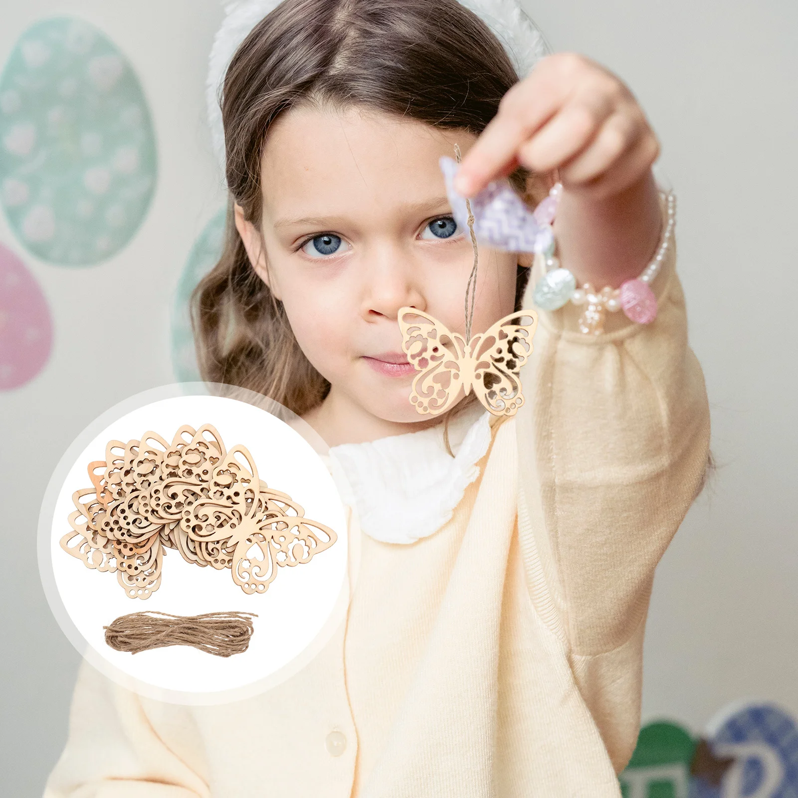 

50 set Painting Wood Slices Unfinished Diy Wooden Crafts For Home Decor Wall Window Door Table Bookshelf Decoration Craft