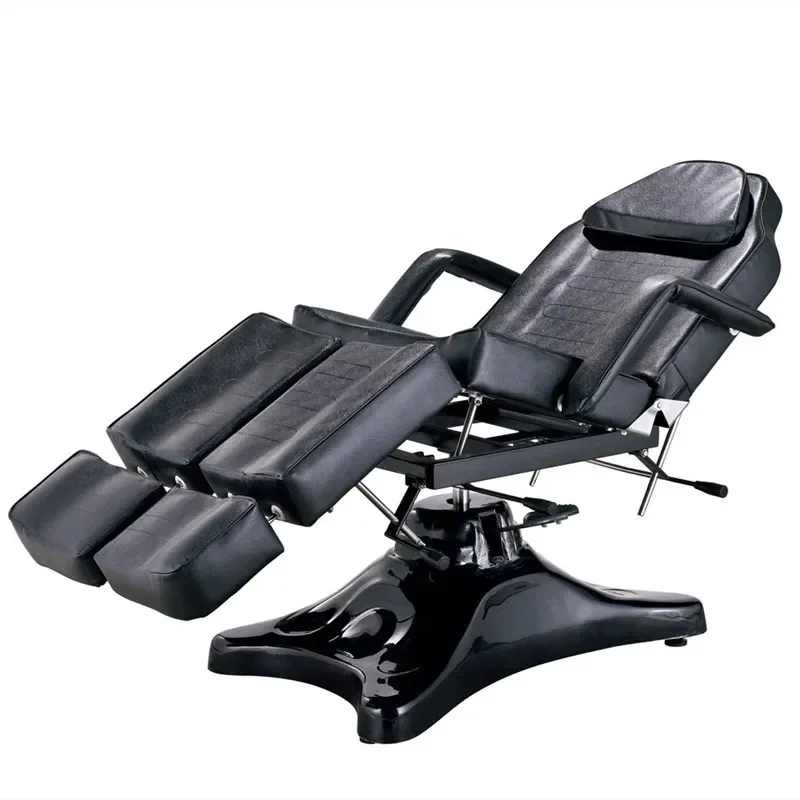 

High Quality Beauty Salon Tattoo Bed Adjustable SPA Therapy Hydraulic Lifting Massage Table Bed Tattoo Studio Equipment Chairs