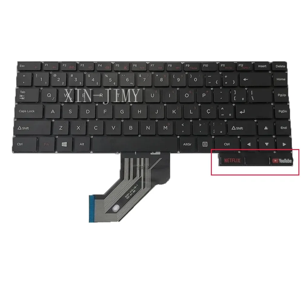 Teclado Português BR para Positivo Motion I34128b Scdy-315-18-1 YXT-91-89 abnt2, Teclado para Laptop NETFLIX